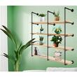 Set 3 suporturi pentru rafturi  Vivatechnix Industrial, 34 x 136 cm, capacitate 100 kg, fara blaturi