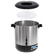 Aparat sterilizare pentru conserve Adler 28 l, 2600 W, diametru 36 cm, Inaltime 30.5 cm, Afisaj led
