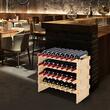 Raft pentru 48 de sticle de vin, Vivatechnix Modular, 765 x 775 x 250 mm, Lemn bambus
