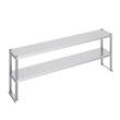 Masa de lucru Inox, pentru preparare alimente, 305x1829x600 mm, 1 x rafturi