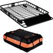 Portbagaj de plafon compatibil bare transversale, Otel, max 90 kg, dimensiune 1305 × 915 × 127 mm, 1 x Geanta impermeabila