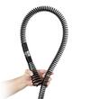 Sarpe pentru desfundat scurgeri, pentru tevi cu diametrul 50-200 mm, Lungime 18 m, 6 capete de strapungere, tambur cu 2 roti