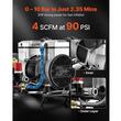 Compresor vertical fara ulei, 1.5 kW, 113 l/min, 6.2 Bar, Capacitate rezervor 30 l