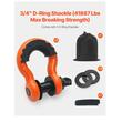 Curea de remorcare pentru off-road, lungime 6.1 m, Rezistenta la rupere 16 tone, latime 76.2 mm, 2 x inele D