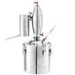 Cazan pentru distilat alcool, Inox, Capacitate 70 l, manometru