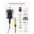 Polizor cu arbore flexibil si pedala, 1200 W, 30000 rpm, lungime 89 cm, mandrina 0.5 - 6 mm