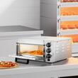 Cuptor electric profesional pentru Pizza cu diametru 356 mm, Inox, 1500 W, 1 x Etaj, Temperatura reglabila sus/jos 50-350 ° C, Timp coacere reglabil