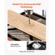 Masina de gaurit de banc, 550 W, viteza variabila 340-2200 rpm, Laser si lumina lucru, pentru Lemn/metal, max gaurire 16 mm