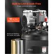 Compresor vertical fara ulei, 1.5 kW, 113 l/min, 6.2 Bar, Capacitate rezervor 30 l