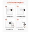 Ventilator tubulatura cu control inteligent, 10 viteze, Tub inclus 2.4 m, diametru 150 mm, 683 m³/h, temporizator, filtru carbon