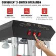 Masina automata Popcorn Cinema, capacitate 11 l, putere 850 W, 610x410x1395 mm, Negru