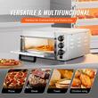 Cuptor electric profesional pentru Pizza cu diametru 356 mm, Inox, 1500 W, 1 x Etaj, Temperatura reglabila sus/jos 50-350 ° C, Timp coacere reglabil