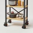 Set 4 roti pivotante cu inaltime reglabila, 2.5", max 250 kg / roata, ABS si Otel