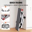 Scara tip platforma, portabila si pliabila, Aluminiu, 2 x treapta, max 200 kg, Inaltime 49 cm, anti-derapanta