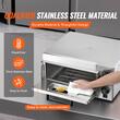 Cuptor electric profesional pentru Pizza cu diametru 356 mm, Inox, 1500 W, 1 x Etaj, Temperatura reglabila sus/jos 50-350 ° C, Timp coacere reglabil