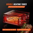 Cuptor electric profesional pentru Pizza cu diametru 356 mm, Inox, 1500 W, 1 x Etaj, Temperatura reglabila sus/jos 50-350 ° C, Timp coacere reglabil