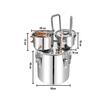 Cazan pentru distilat alcool, Inox si Cupru, Capacitate 50 l