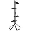 Suport depozitare 4 biciclete, de podea, 2050 x 725 x 715 mm, Negru, Inaltime reglabila