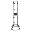 Suport depozitare 4 biciclete, de podea, 2050 x 725 x 715 mm, Negru, Inaltime reglabila