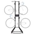 Suport depozitare 4 biciclete, de podea, 2050 x 725 x 715 mm, Negru, Inaltime reglabila