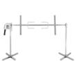 Rotisor electric pentru gratar Inox, max 60 kg, lungime de lucru 142 cm, putere 38 W, Inaltime reglabila 8 nivele