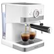 Espressor manual 20 bar, cappuccino, 1050W, rezervor apa 1.5 l, Baghetă de abur rotativă, Alb