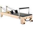 Aparat de antrenament pilates, Lemn, rezistență dublă arc și cablu, max 180 kg, 2380x735x925 mm