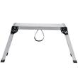 Scara tip platforma, portabila si pliabila, Aluminiu, 2 x treapta, max 150 kg, Inaltime 51 cm, anti-derapanta