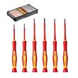 Set 6 surubelnite, izolate 1000 V, VDE/GS, Crom Vanadiu, Magnetice, Cutie depozitare