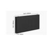 Reclama luminoasa led, Programabila, 64x128 px, Bluetooth, USB, P5 Full Color, IP65, Aluminiu/ABS, 670x350x55 mm