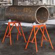Suport pentru tevi 2-36 inch cu role, Portabil, 680 x 745 x 900 mm, capacitate 1140 kg