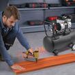 Compresor portabil fara ulei Ultra-silentios, 1250 W, 150 l/min, 8 Bar, Capacitate rezervor 60 l