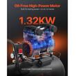 Compresor portabil fara ulei Ultra-silentios, 1250 W, 150 l/min, 8 Bar, Capacitate rezervor 60 l