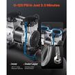 Compresor portabil fara ulei Ultra-silentios, 1250 W, 150 l/min, 8 Bar, Capacitate rezervor 60 l