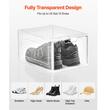 Set 12 cutii pentru pantofi, stivuibile, transparente, maxim marimea 47, dimensiune 340 x 250 x 184 mm