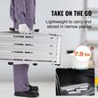 Scara tip platforma, portabila si pliabila, Aluminiu, 2 x treapta, max 150 kg, Inaltime 51 cm, anti-derapanta