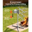 Rotisor electric pentru gratar Inox, max 60 kg, lungime de lucru 142 cm, putere 38 W, Inaltime reglabila 8 nivele