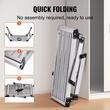 Scara tip platforma, portabila si pliabila, Aluminiu, 2 x treapta, max 150 kg, Inaltime 51 cm, anti-derapanta