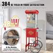 Masina automata Popcorn Cinema, capacitate 11 l, putere 850 W, 610x410x1395 mm, Rosu