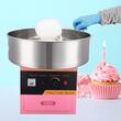 Aparat profesional pentru vata de zahar 1000 W, capacitate 6 buc/min, Inox, 518x518x485 mm