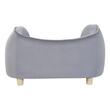 Canapea animale de companie, max 28 kg, Gri, 685x380x380 mm