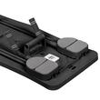 Placa pilates multifunctionala 9 in 1, max 150 kg, 2 manere flotari, 2 extensii, 4 cotiere, genunchiere, contor, Negru