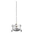 Curatitor pavaje pentru masina de spalat cu presiune, Diametru 33 cm, 4 x roti, 138-276 bar, debit pana la 15 l/min, Inox