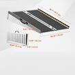 Rampa portabila si pliabila din Aluminiu, dimensiune 91.7 x 74 x 5.1 cm, cu manere pentru transport