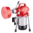 Sarpe pentru desfundat tevi, Electric, Profesional, 7 x capete taiere, 370 W, Lungime 36/7 m, Diametru 3/8 si 5/8 inch