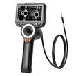 Camera endoscop cu ecran articulat 360°, 4 directii, Zoom 8X, ecran IPS HD de 4.5", lentila subțire 6.2 mm, IP67, cablu 1.5 m