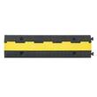 Rampa cu protectie cabluri, 1 x canale, max 10000 kg, Negru/Galben, Lungime 100 cm