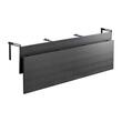 Masa suspendata, pliabila, pentru balcon, Otel Inoxidabil/MDF, max 25 kg, 1500 x 450 x 240 mm, Negru