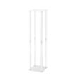 Set 10 suporturi pentru flori Inaltime 60 cm, capacitate max 15 kg, Transparent, Acril, Cadru dreptunghiular