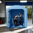 Cabina de vopsit gonflabila, dimensiune 3 x 2.5 x 2.5 m, 1 x suflanta 550 W, Impermeabila, PVC, sistem filtrare, acoperis rotund